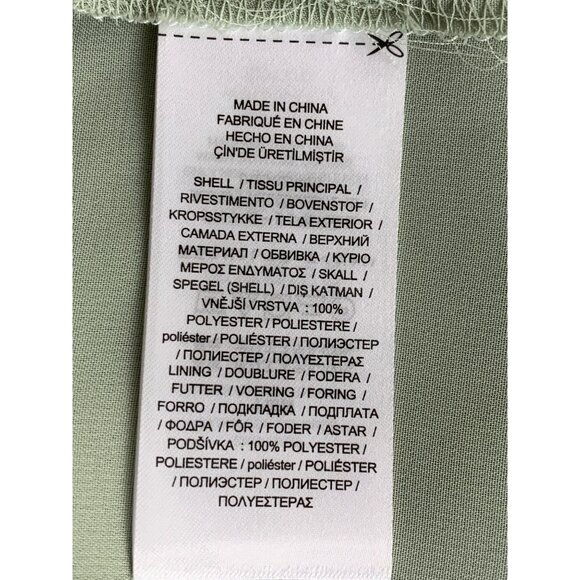 NWT Ralph Lauren 16 Capelet Dress Sleeveless Mother of Bride Event Sage 6820 - Picture 11 of 14